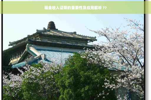 租金收入证明的重要性及应用解析 ??