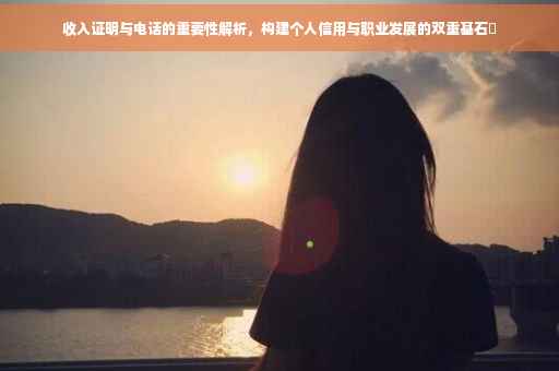 收入证明与电话的重要性解析，构建个人信用与职业发展的双重基石✨