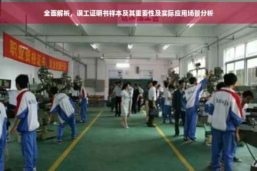 全面解析，误工证明书样本及其重要性及实际应用场景分析
