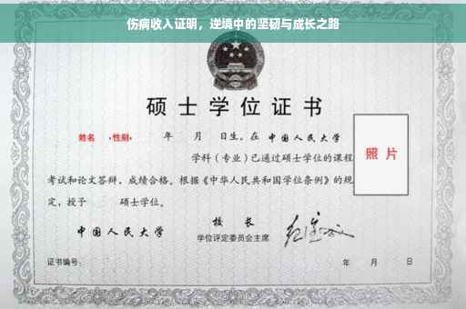 伤病收入证明，逆境中的坚韧与成长之路
