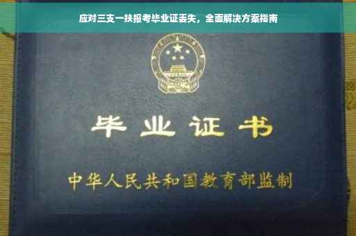应对三支一扶报考毕业证丢失，全面解决方案指南