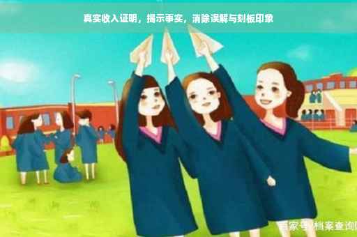真实收入证明，揭示事实，消除误解与刻板印象