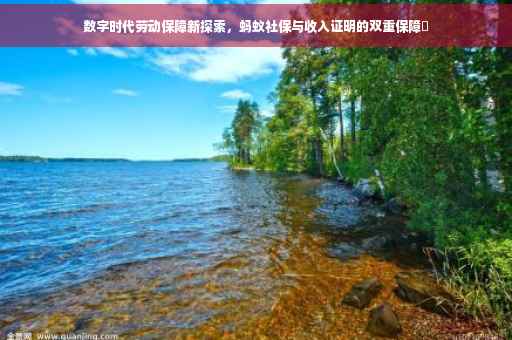数字时代劳动保障新探索，蚂蚁社保与收入证明的双重保障✨