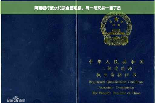 网商银行流水记录全面追踪，每一笔交易一目了然