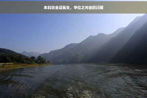 本科毕业证虽失，学位之光依旧闪耀