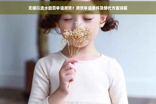 无银行流水能否申请房贷？房贷申请条件及替代方案详解