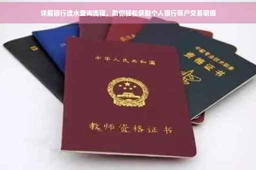 详解银行流水查询流程，助你轻松获取个人银行账户交易明细