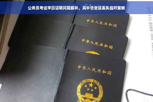 公务员考试学历证明问题解析，高中毕业证丢失应对策略