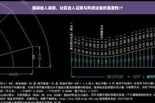 揭秘收入真相，社区收入证明与购房决策的重要性??