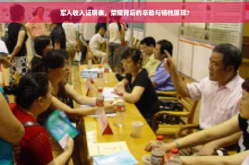 军人收入证明表，荣耀背后的辛勤与牺牲展现?