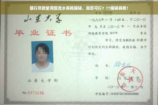 银行贷款使用假流水真相揭秘，是否可行？??揭秘真相！