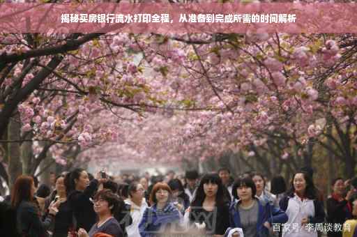 揭秘买房银行流水打印全程，从准备到完成所需的时间解析