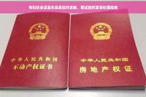 专科毕业证丢失应急应对攻略，面试前的紧急处理指南