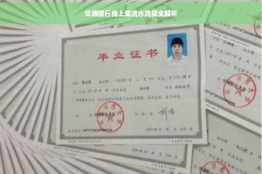 交通银行线上查流水流程全解析