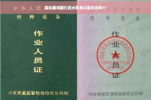 轻松查询银行流水账单记录全攻略??