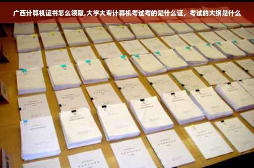 广西计算机证书怎么领取,大学大专计算机考试考的是什么证，考试的大纲是什么