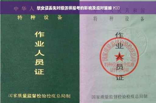毕业证丢失对经济师报考的影响及应对策略 ?⚡️
