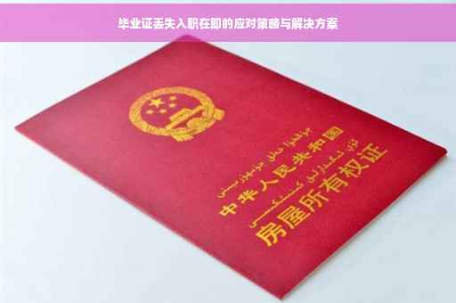 毕业证丢失入职在即的应对策略与解决方案
