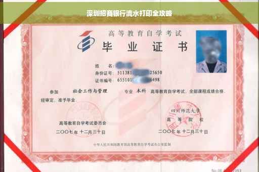 深圳招商银行流水打印全攻略