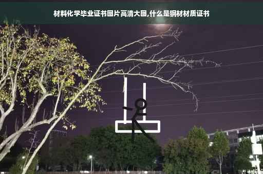 材料化学毕业证书图片高清大图,什么是钢材材质证书