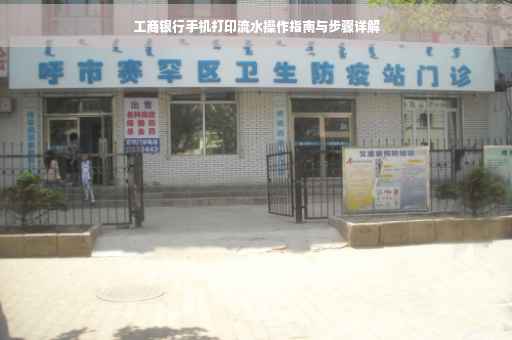 工商银行手机打印流水操作指南与步骤详解
