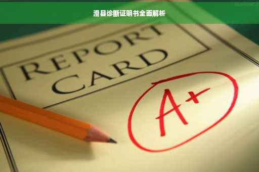 滑县诊断证明书全面解析
