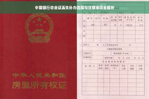 中国银行毕业证丢失补办流程与注意事项全解析