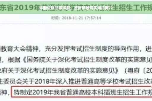 诊断证明书表详解，应用场景与实用指南??