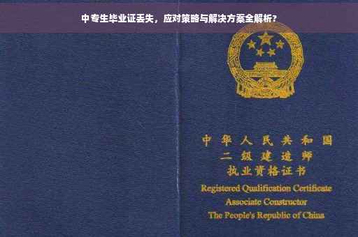 中专生毕业证丢失，应对策略与解决方案全解析?
