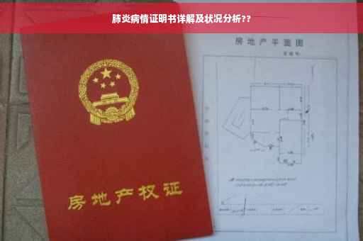 肺炎病情证明书详解及状况分析??