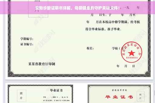 安胎诊断证明书详解，母婴健康的守护关键文件！