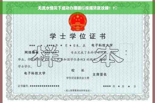 无流水情况下成功办理银行按揭贷款攻略！?✨