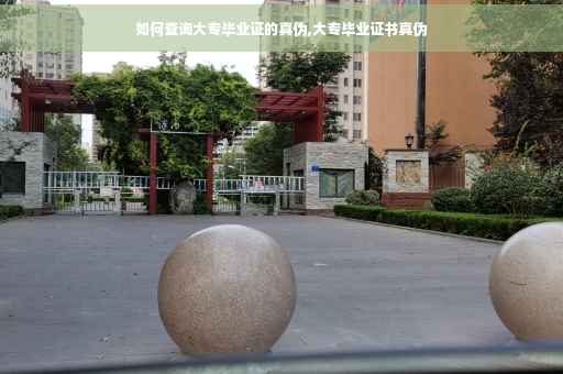 如何查询大专毕业证的真伪,大专毕业证书真伪