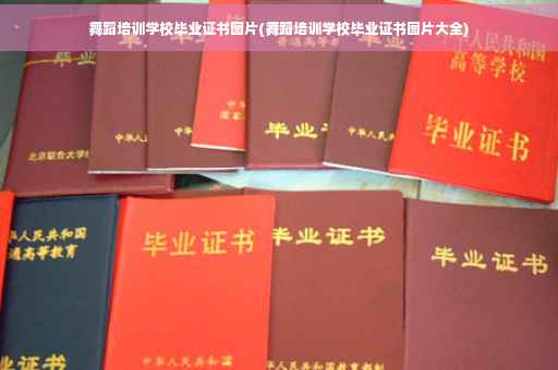 舞蹈培训学校毕业证书图片(舞蹈培训学校毕业证书图片大全)