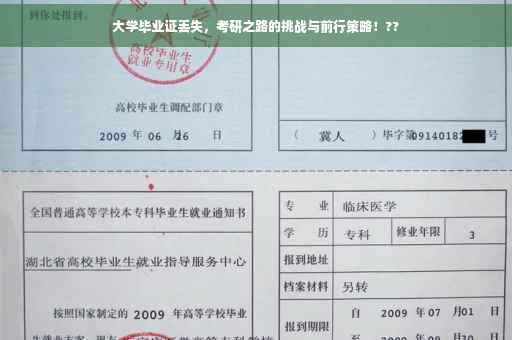 大学毕业证丢失，考研之路的挑战与前行策略！??