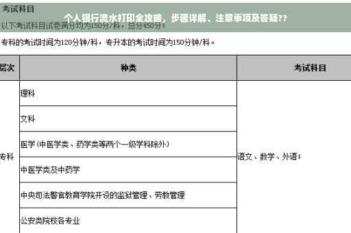 个人银行流水打印全攻略，步骤详解、注意事项及答疑??