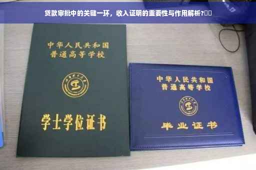 贷款审批中的关键一环，收入证明的重要性与作用解析?⚡️