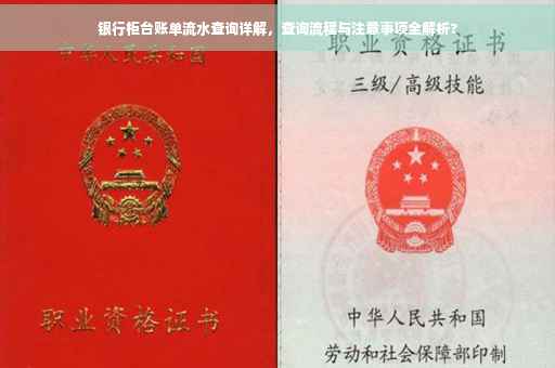 银行柜台账单流水查询详解，查询流程与注意事项全解析?