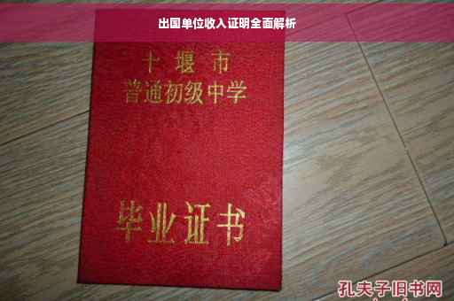 出国单位收入证明全面解析