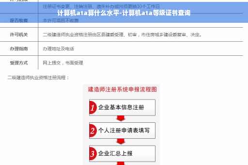 计算机ata算什么水平-计算机ata等级证书查询