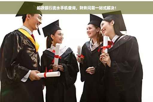 邮政银行流水手机查询，财务问题一站式解决！