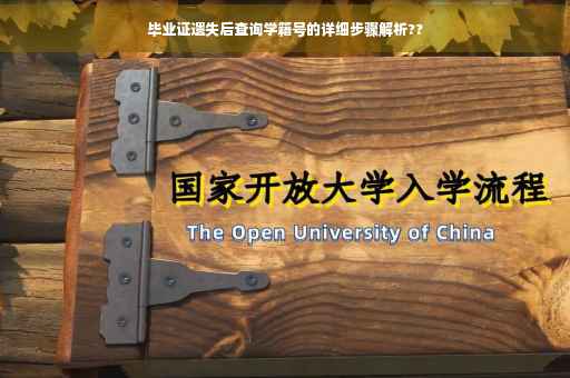 毕业证遗失后查询学籍号的详细步骤解析??