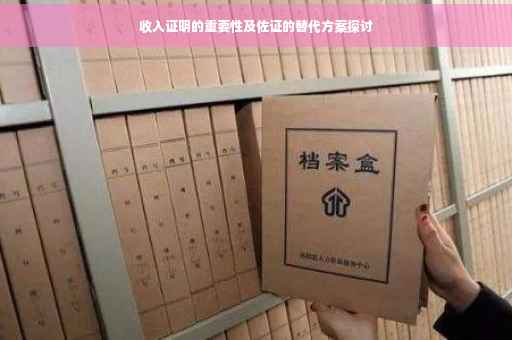 收入证明的重要性及佐证的替代方案探讨
