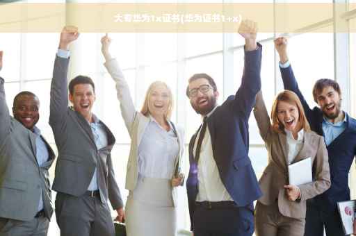 大专华为1x证书(华为证书1+x)