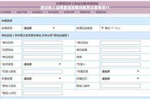 武汉收入证明盖章流程详解及注意事项??