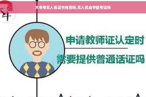 大专考无人机证书有用吗,无人机自学能考证吗