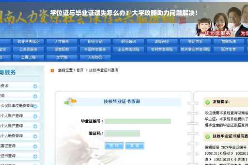 学位证与毕业证遗失怎么办？大学攻略助力问题解决！