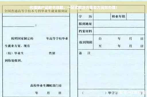 代理销户证明书详解，一站式解决方案助力高效办理！