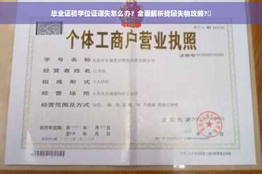 毕业证和学位证遗失怎么办？全面解析找回失物攻略?✨