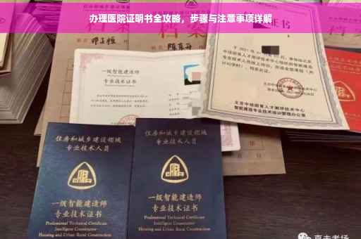 办理医院证明书全攻略，步骤与注意事项详解